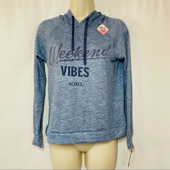 NWT XOXO Women’s Super Soft Hoodie Jacket size medium - Picture 1 of 9